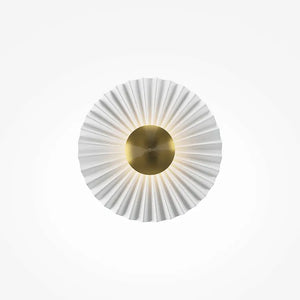 Wall light Brushed brass, glass shade, integrated LED - Fiore | Maytoni