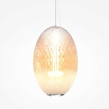 Pendelleuchte Chrom‑Metallfuß Glaskörper mit Farbverlauf & integrierte LED – Serie Bruma | Maytoni - Esszett Luxury | Stilvolles Wohnen mit Charakter