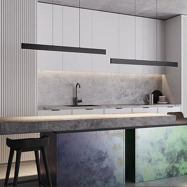 Pendelleuchte Schwarzes Aluminium, 36W LED, 2700–6000K Dimmbar, 90° Abstrahlwinkel – Euphoria | Maytoni - Esszett Luxury | Stilvolles Wohnen mit Charakter