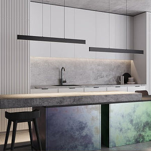 Pendelleuchte Schwarzes Aluminium, 36W LED, 2700–6000K Dimmbar, 90° Abstrahlwinkel – Euphoria | Maytoni - Esszett Luxury | Stilvolles Wohnen mit Charakter