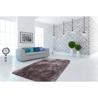 Teppich – Silber Farbe, Polyester Material, Weicher Komfort, 290 cm - Cosy 110 | Kayoom