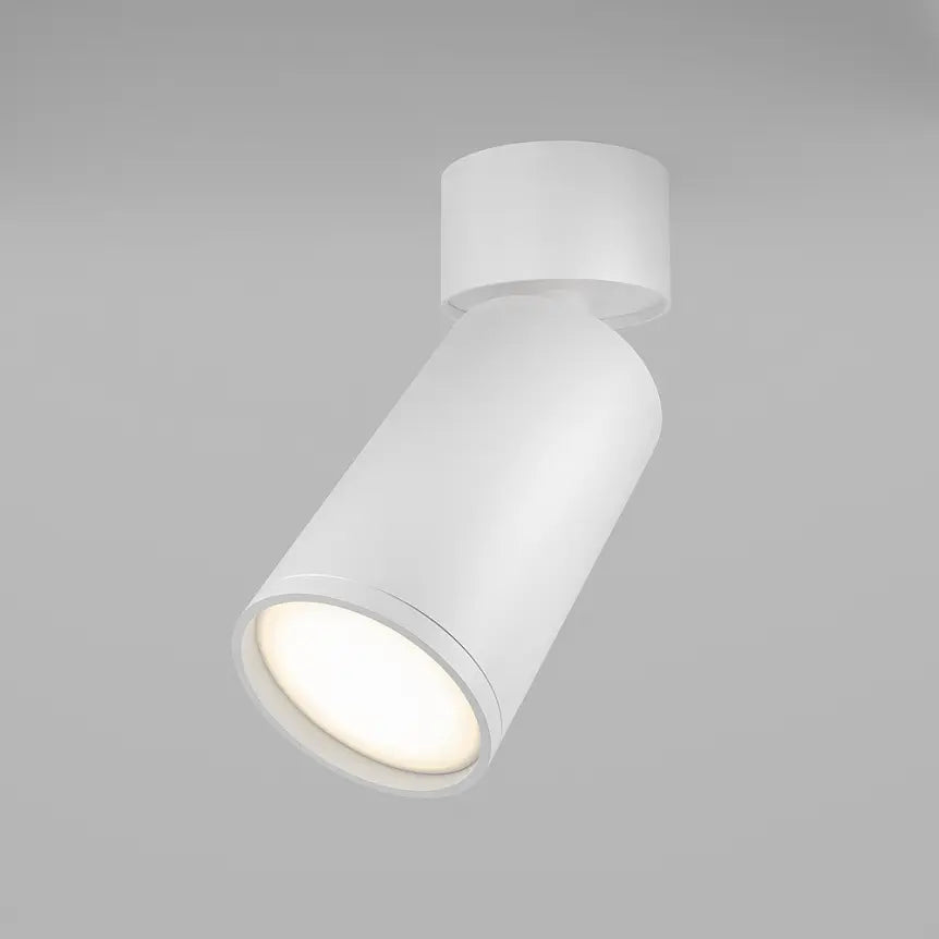 Deckenleuchte – Weißes Aluminium, 1× GU10 Fassung, 10 W Leistung, 12.8 cm Höhe - Focus S | Maytoni