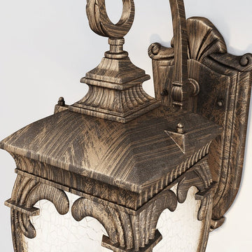 Wandleuchte mit Aluminiumrahmen in Schwarz - Gold und Glaskuppel – Fleur | Maytoni - Esszett Luxury | Stilvolles Wohnen mit Charakter
