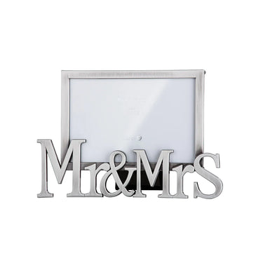 Bilderrahmen – Glänzende Oberfläche, Verchromte Optik, Silbernes Design - Mr & Mrs | Gilde