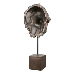 Skulptur – Bronzefarbene Optik, Löwenmotiv, Kunstharzfigur - Antique | Gilde