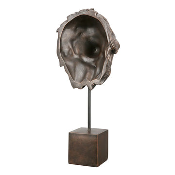Skulptur – Bronzefarbene Optik, Löwenmotiv, Kunstharzfigur - Antique | Gilde