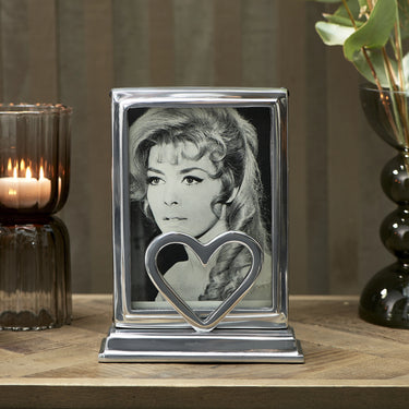 Bilderrahmen - Aluminiumrahmen, Herzdetail, Standfuß - RM Heart | Rivièra Maison
