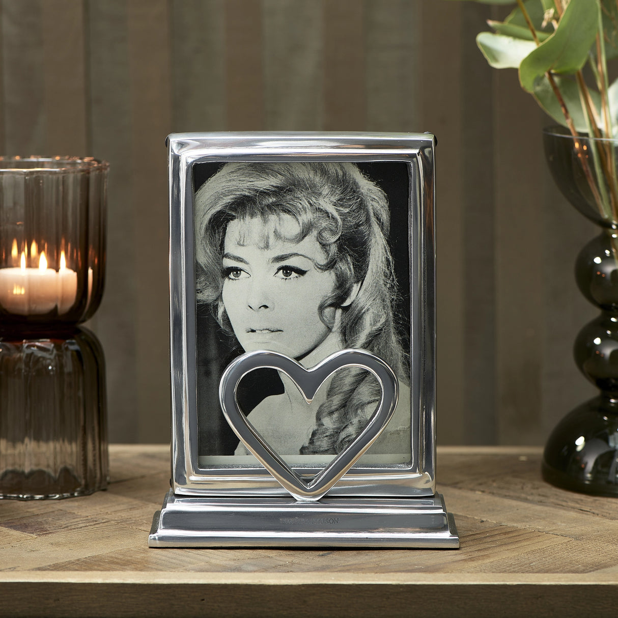 Bilderrahmen - Aluminiumrahmen, Herzdetail, Standfuß - RM Heart | Rivièra Maison