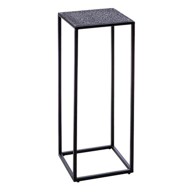 Beistelltisch – Quadratisches Design, Schwarze Optik, Metallgestell - Grenada | Gilde