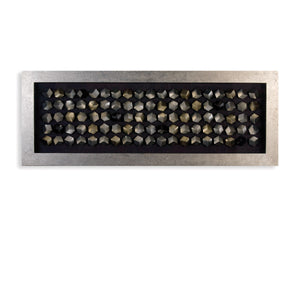 Wandbild – Geometrisches Design, Metallische Optik, Antikfinish - Cubes | Gilde