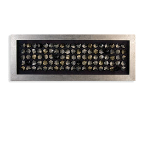 Wandbild – Geometrisches Design, Metallische Optik, Antikfinish - Cubes | Gilde