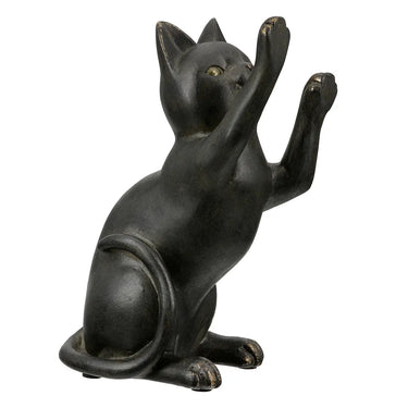 Buchstützen – Schwarze Katzenform, Metallische Optik, Schützende Filzgleiter - Gatto | Gilde