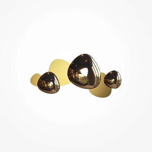 Wall lamp Brushed & Polished Gold Stainless Steel, Integrated 13 W LED 3000 K – Jack-stone | Maytoni