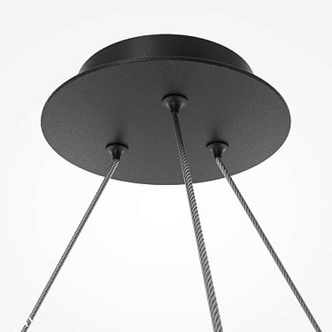 Pendelleuchte Matt Schwarzer Metallrahmen 6 Glasschirme 6×G9 40 W – Balance | Maytoni - Esszett Luxury | Stilvolles Wohnen mit Charakter