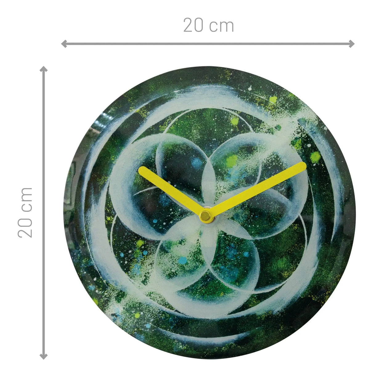 Tischuhr – Kosmisches Muster, Gehärtetes Glas, Lautloses Uhrwerk - Cosmo Tisch | NeXtime