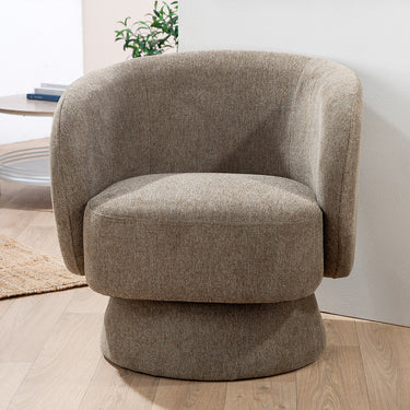 Sessel – Strukturierter Stoff, Drehfunktion, Moderne Form - Rotunda | Gilde
