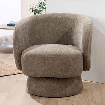 Sessel – Strukturierter Stoff, Drehfunktion, Moderne Form - Rotunda | Gilde