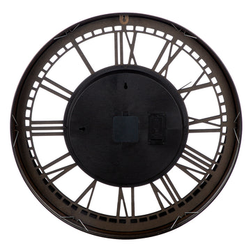Wanduhr – Kupfer Oberfläche, Zahnrad Design, Runde Form | Gilde