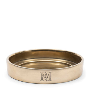 Kerzenhalter Gold, Handgefertigt, Aluminium (ØxH 10,5x2,5) – RM Maxime | Rivièra Maison - Esszett Luxury | Stilvolles Wohnen mit Charakter