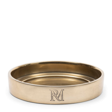 Kerzenhalter Gold, Handgefertigt, Aluminium (ØxH 10,5x2,5) – RM Maxime | Rivièra Maison - Esszett Luxury | Stilvolles Wohnen mit Charakter