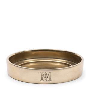 Kerzenhalter Gold, Handgefertigt, Aluminium (ØxH 10,5x2,5) – RM Maxime | Rivièra Maison - Esszett Luxury | Stilvolles Wohnen mit Charakter
