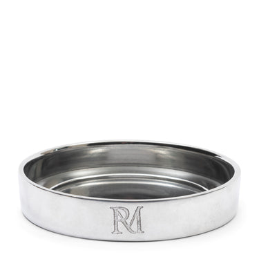 Kerzenhalter Silber, Handgefertigt, Aluminium (ØxH 10,5x2,5) – RM Maxime | Rivièra Maison - Esszett Luxury | Stilvolles Wohnen mit Charakter