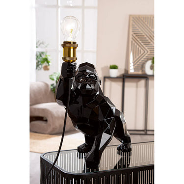 Tischleuchte – Glänzende Oberfläche, Gorilla Design, Schwarze Optik - Geo | Gilde