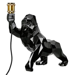 Tischleuchte – Glänzende Oberfläche, Gorilla Design, Schwarze Optik - Geo | Gilde