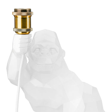 Tischleuchte – Glänzende Oberfläche, Gorilla Design, Weiße Optik - Geo | Gilde