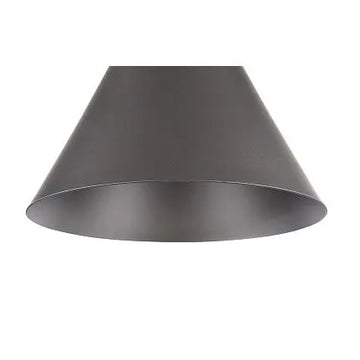 Pendant lamp with grey metal shade and beech wood detail in a modern design – Bicones | Maytoni