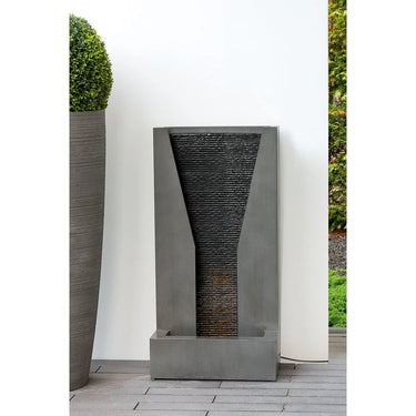 Brunnen – Rechteckige Form, LED Beleuchtung, Moderne Optik - Cascata | Gilde