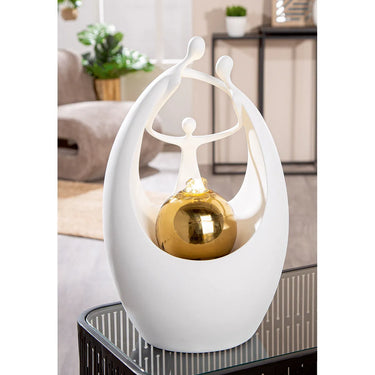 Brunnen – Familien Design, LED Beleuchtung, Weiße Optik - Kolmikko | Gilde