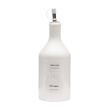 Ölflasche – Weißes Porzellan, Ausgießer, Spülmaschinenfest – RM Capri | Rivièra Maison - Esszett Luxury | Stilvolles Wohnen mit Charakter
