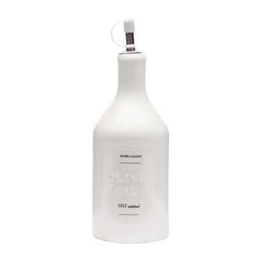 Ölflasche – Weißes Porzellan, Ausgießer, Spülmaschinenfest – RM Capri | Rivièra Maison - Esszett Luxury | Stilvolles Wohnen mit Charakter