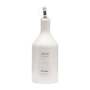 Ölflasche – Weißes Porzellan, Ausgießer, Spülmaschinenfest – RM Capri | Rivièra Maison - Esszett Luxury | Stilvolles Wohnen mit Charakter