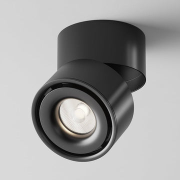 Deckenleuchte aus schwarzem Aluminium mit integrierter LED und neutralweißem Licht – Yin | Maytoni - Esszett Luxury | Stilvolles Wohnen mit Charakter