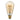 5,5W Edison Filament Slim gold E27 470lm 2500K curved von Sigor - Esszett Luxury | Stilvolles Wohnen mit Charakter