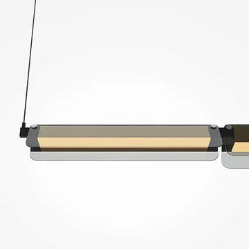 Pendant Lamp with Brushed Brass & Glass Sphere – Flat | Maytoni