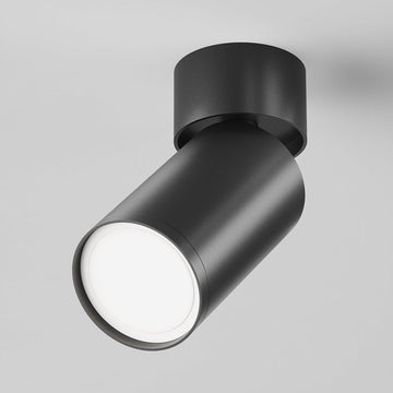 Deckenleuchte Schwarzes Aluminium GU10 10W – Focus S | Maytoni - Esszett Luxury | Stilvolles Wohnen mit Charakter