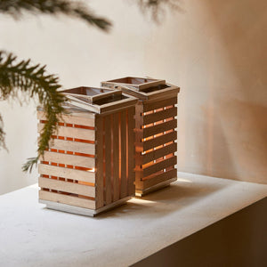 Laterne Natur Mangoholz & Eisen 1 – Austin | Rivièra Maison - Esszett Luxury | Stilvolles Wohnen mit Charakter