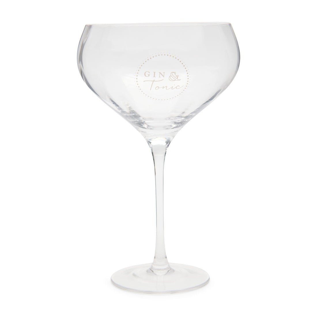 Trinkglas – Transparent mit weißem Aufdruck – Elegance Gin & Tonic | Rivièra Maison - Esszett Luxury | Stilvolles Wohnen mit Charakter