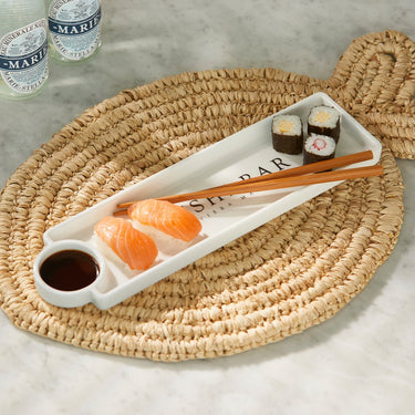 Sushibrett Weißes Porzellan - Sushi Bar | Rivièra Maison - Esszett Luxury | Stilvolles Wohnen mit Charakter
