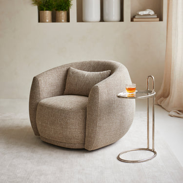 Beistelltisch Silbernes Aluminium - Design – Buckingham | Rivièra Maison - Esszett Luxury | Stilvolles Wohnen mit Charakter