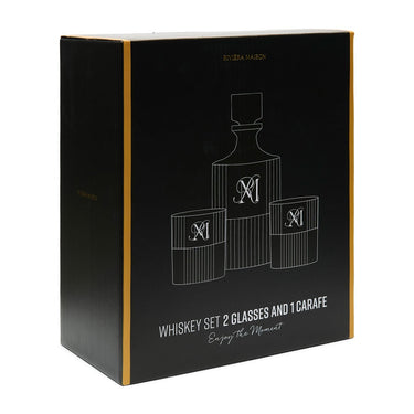 Whiskey - Set transparentem Glas – Enjoy the Moment | Rivièra Maison - Esszett Luxury | Stilvolles Wohnen mit Charakter