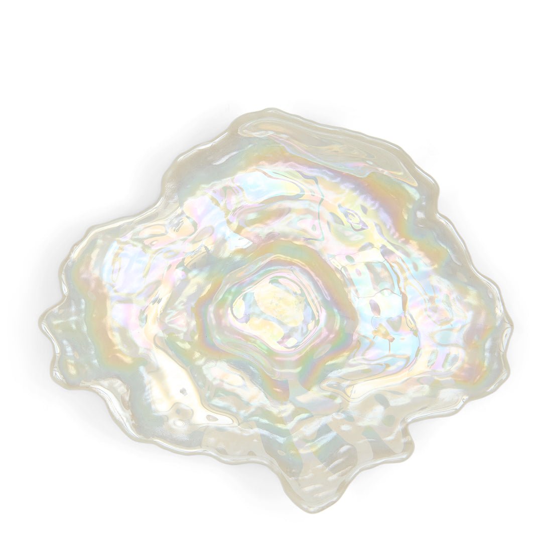 Dekoschale Transparentes Glas mit Perlmutt - Pèrola Oyster | Rivièra Maison - Esszett Luxury | Stilvolles Wohnen mit Charakter