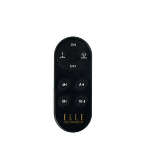 Fernbedienung – Dimmfunktion, Timer Steuerung, Schwarzes Design - ELLE Candles | ELLE Decoration