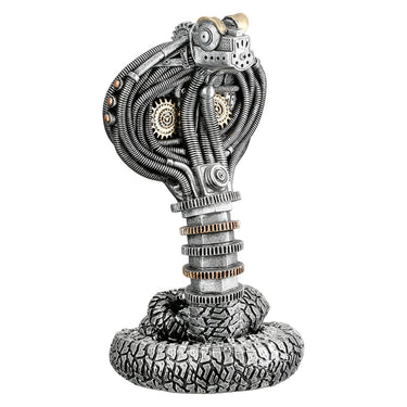 Figur – Metallische Optik, Goldene Akzente, Steampunk Design - Steampunk Cobra | Gilde