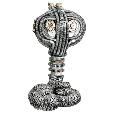 Figur – Metallische Optik, Goldene Akzente, Steampunk Design - Steampunk Cobra | Gilde