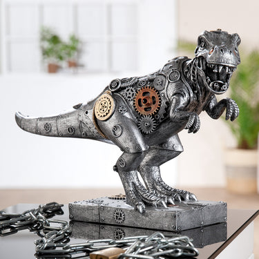 Skulptur – Metallische Optik, Kupferakzente, Steampunk Design - Steampunk T-Rex Dinosaur | Gilde