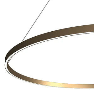 Pendant Lamp Brass Finish, 1200mm Ring, LED 81W, 4800 lm, 3000K, IP20 – MOD058PL-L65BS3K | Maytoni